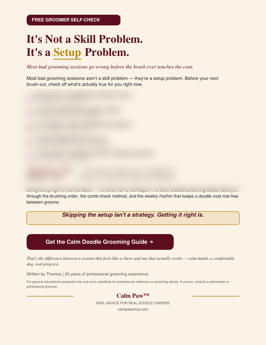 The 60-Second Doodle Grooming Check (Free Checklist)