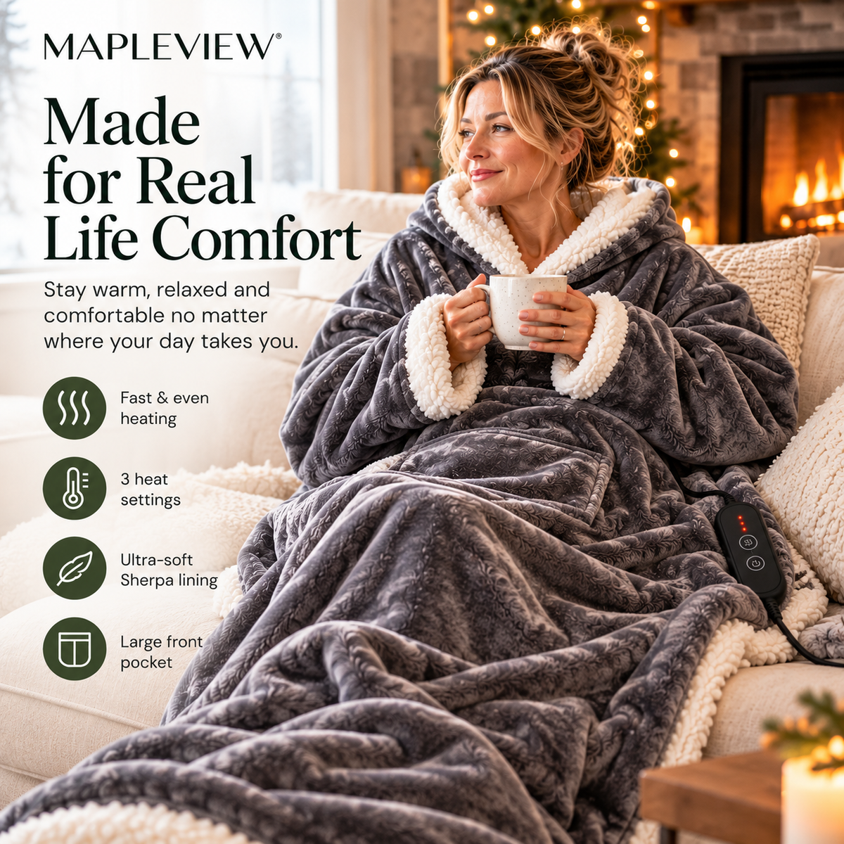 Mapleview™ Wearable Heated Blanket