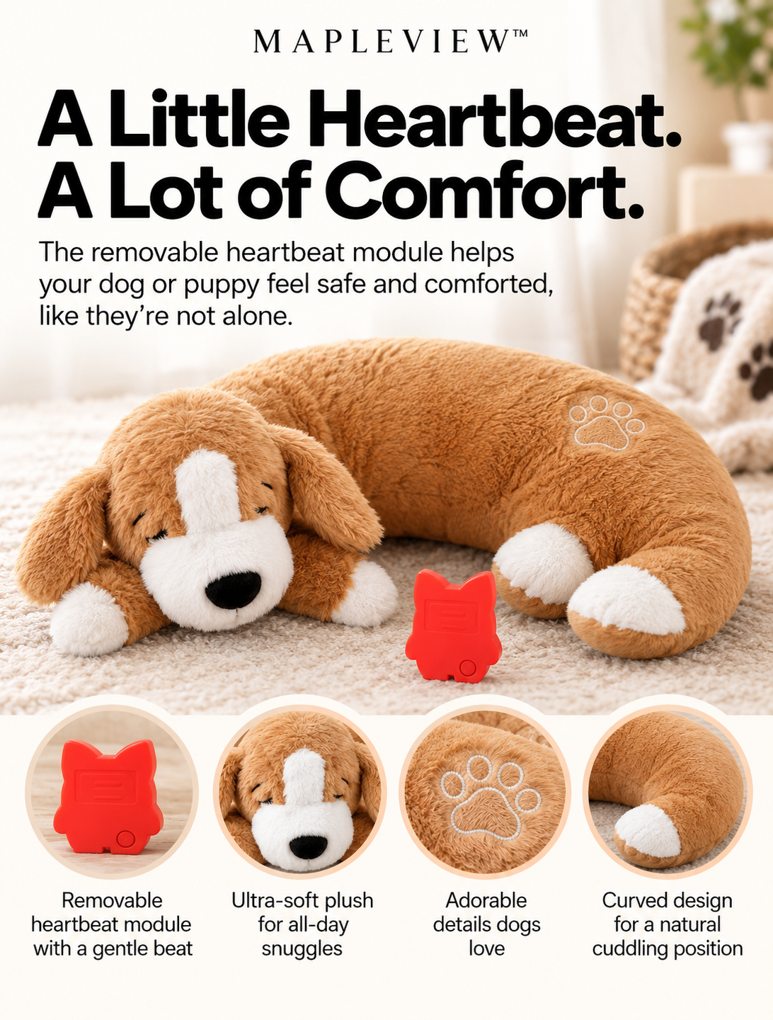 Mapleview™ Heartbeat Pillow Pal